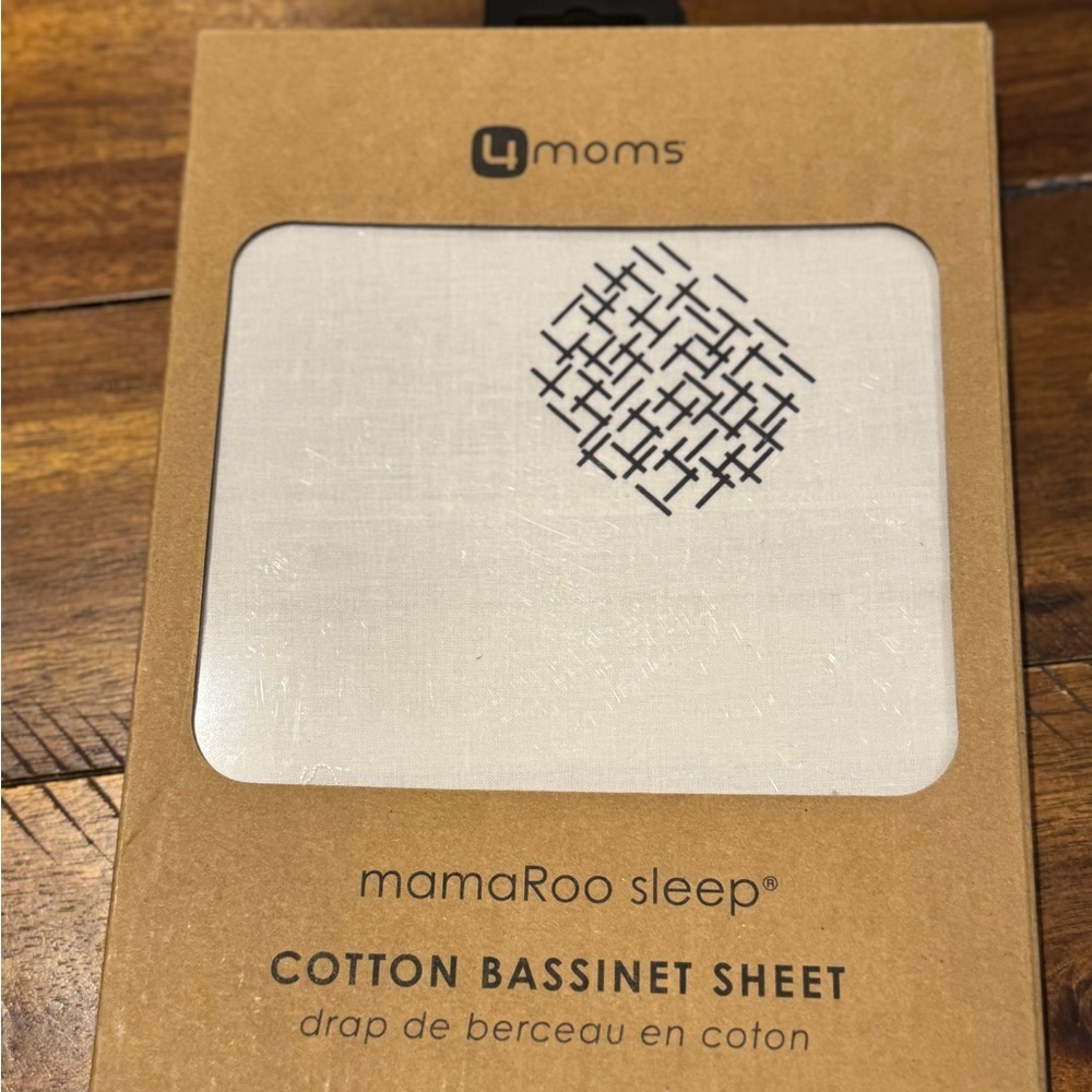mamaRoo Sleep Cotton Bassinet Sheet - White